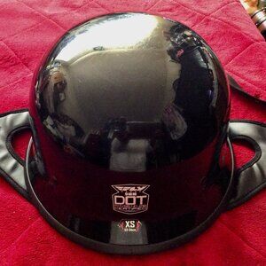 Retro Fly Racing DOT Motorcycle Half-Helmet Size XS (20"-21" Circumferences)